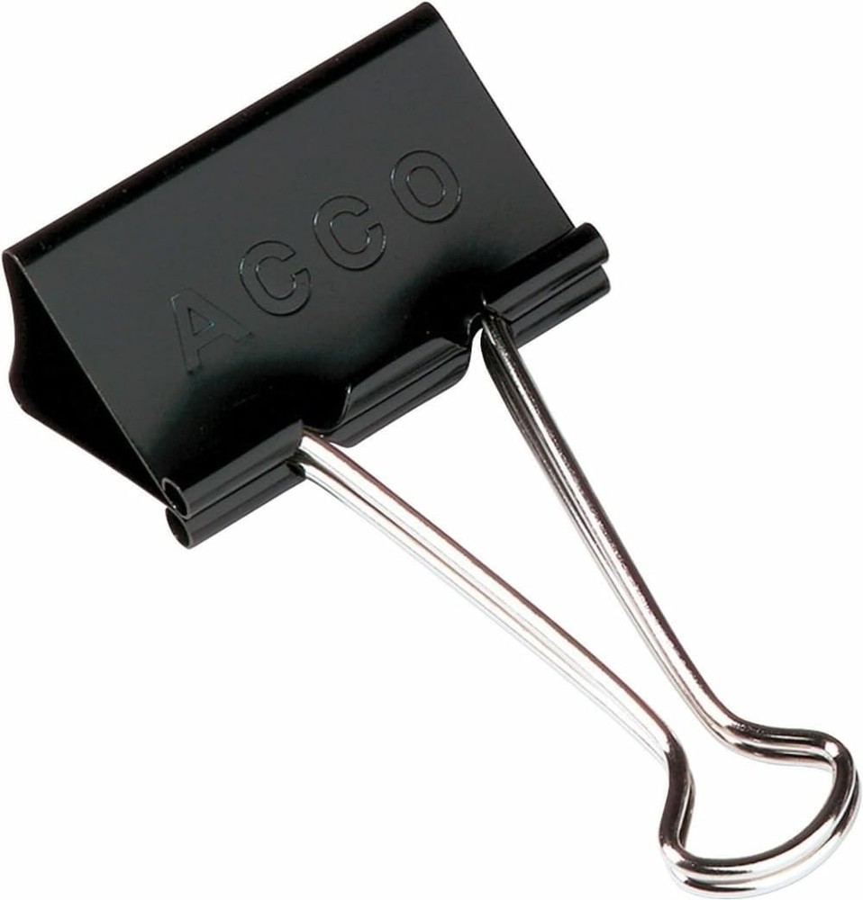 Binder Clips Large 1 Box 12 Clips/Box Multi-Purpose