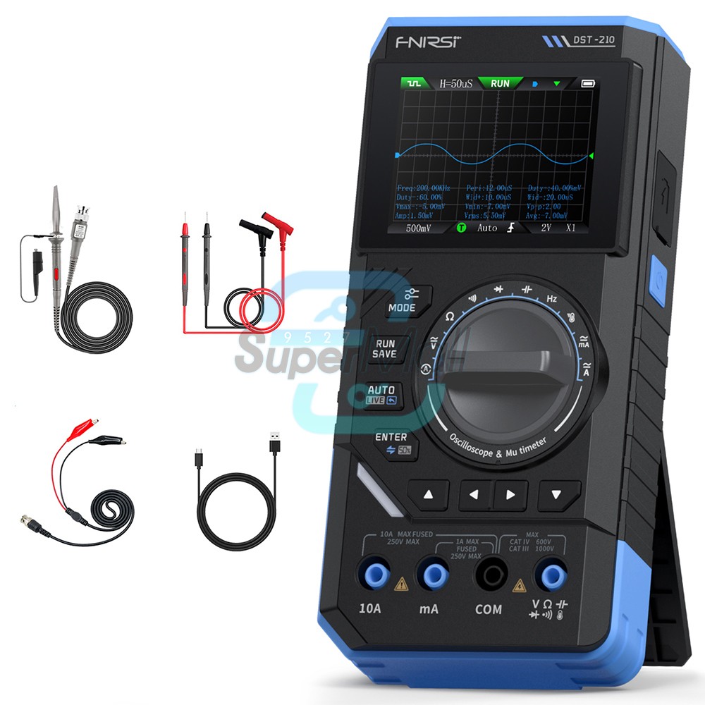 FNIRSI 2C23T 2C53T Digital Oscilloscope Multimeter Function Signal Generator