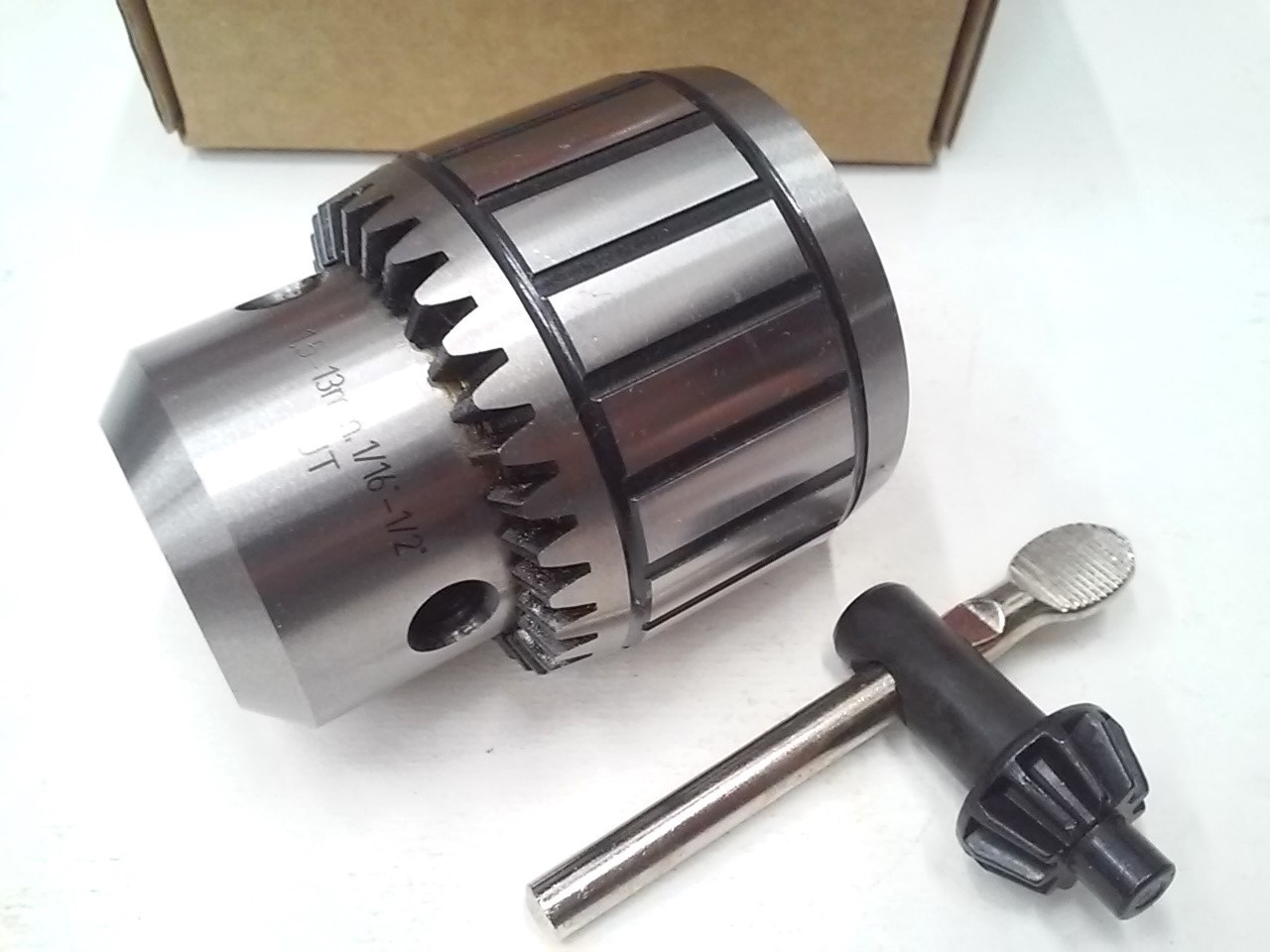 LLAMBRICH CBB-13 3JT, 1/16-1/2, 14N Super Ball Bearing Drill Chuck Copy & K3 Key