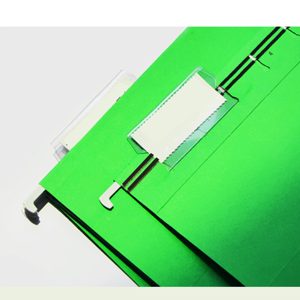 25PCS Hanging Folder Tabs Plastic File Labels Folder Tab Quick Identification