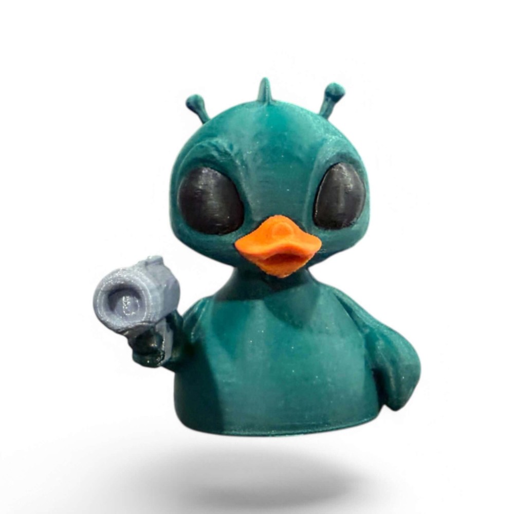 Alien Duck - Whimsical 3D-Printed Décor