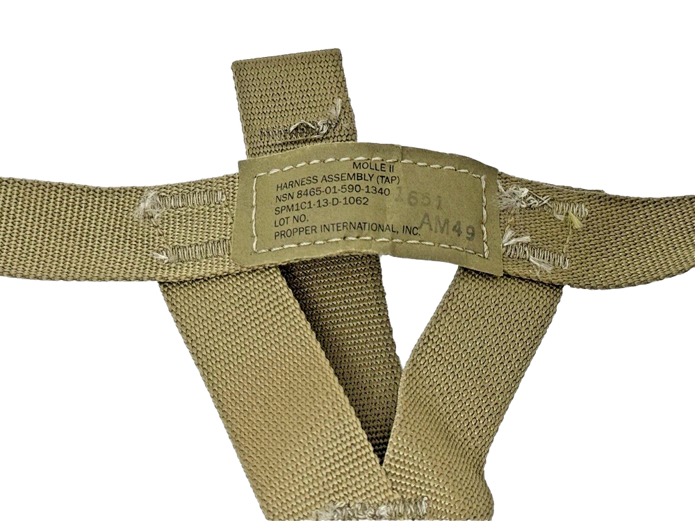 Genuine USGI Tactical Assault Panel (TAP) MOLLE II Harness Assembly Chest Rig