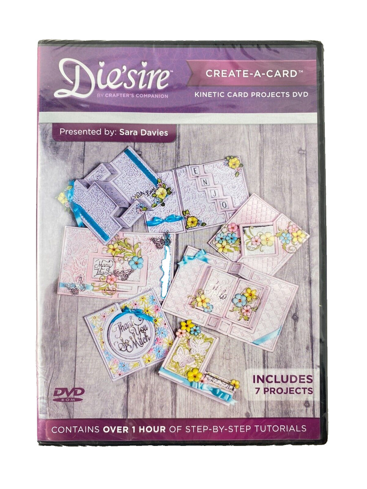 Die'sire Create-A-Card DVD KINETIC CARD PROJECTS 7 Projects by Sara Davies