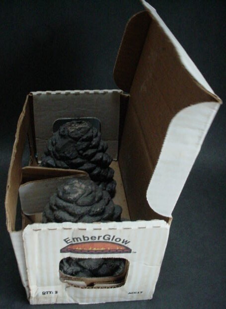 Pine Cones decorative for Gas Logs Fireplace Vintage