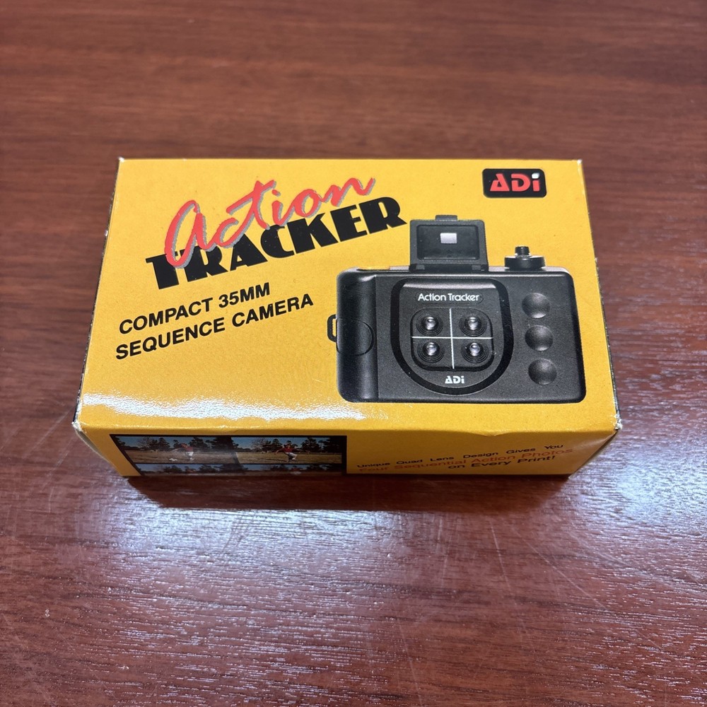 ADI Action Tracker 35MM Point & Shoot Film Camera ***Untested