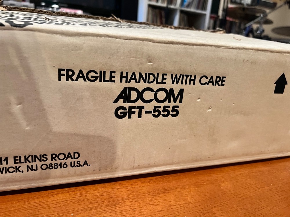 Adcom GFT 555 Tuner in original box with manual