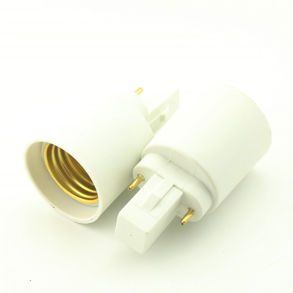 G23 to E27 Socket Base LED Halogen CFL Light Bulb Lamp Adapter Converter Holder