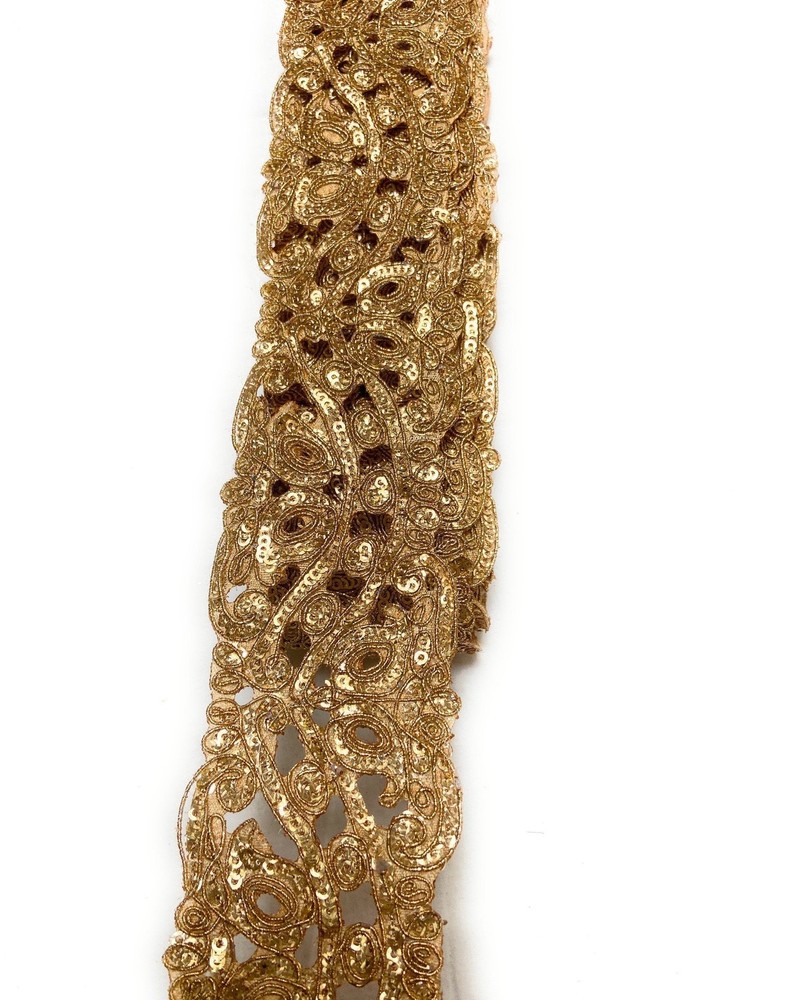 Sequin Gold Trim