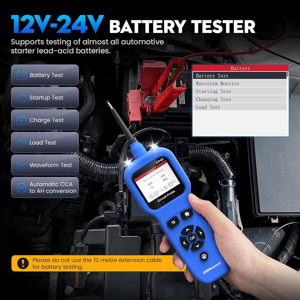 CP40 9 Mode Diagonstic Circuit & Component Tester Tool Power Test Probe