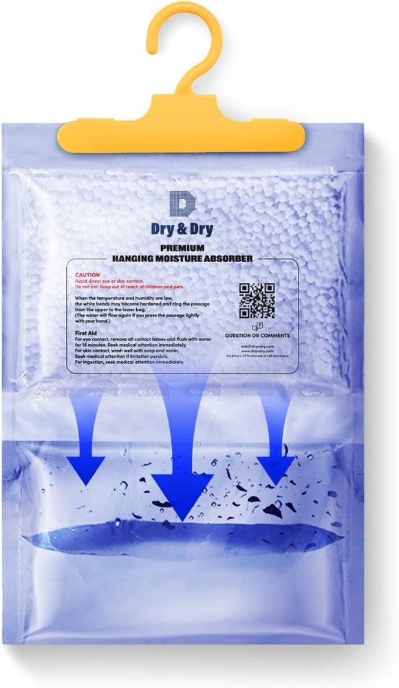 12 Pack Dehumidifiers 7 OZ for Basements & Closets - Fresh Air Solution