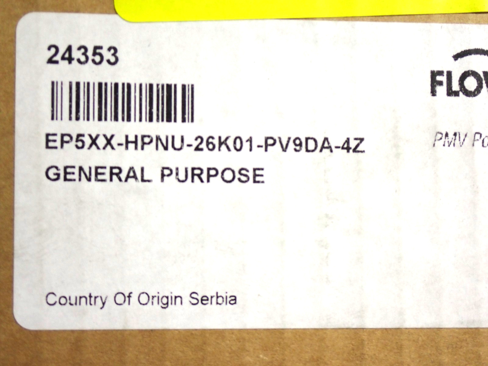 PMV FLOWSERVE EP5XX POSITIONER ORIGINAL NEW