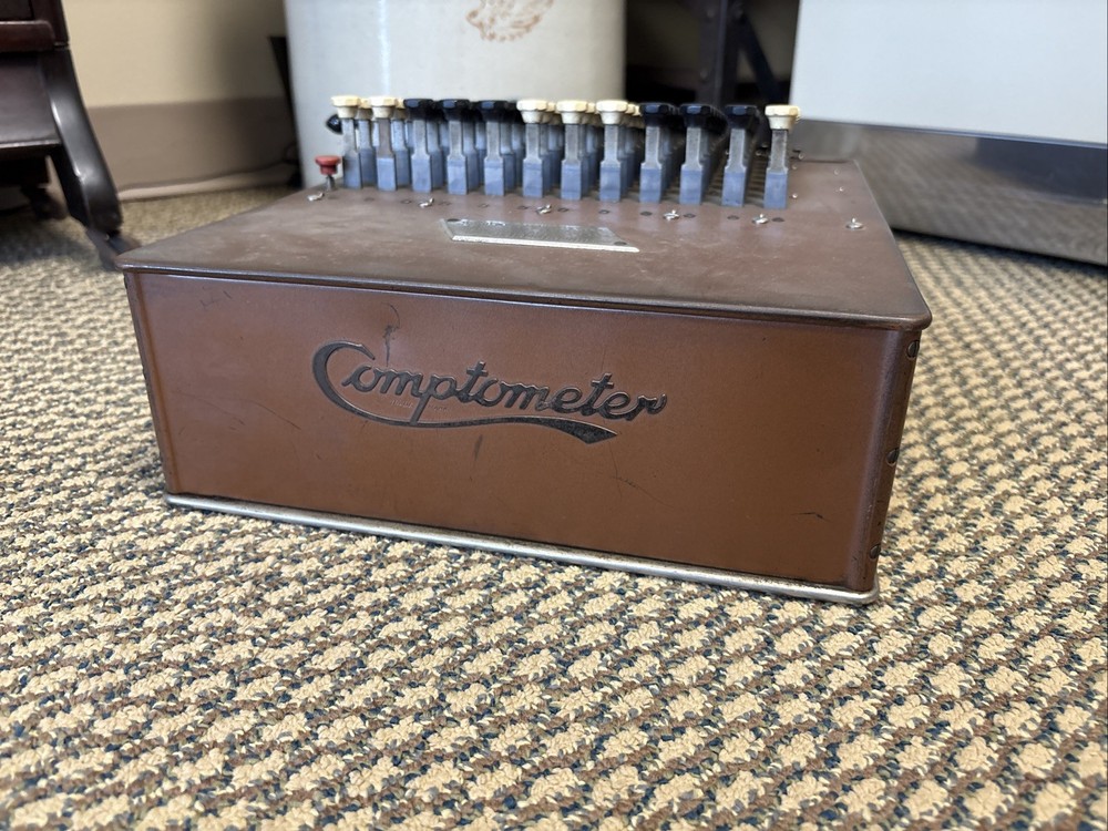 Vintage 1914 Comptometer Felt & Tarrant Chicago Adding Calculator Machine WORKS