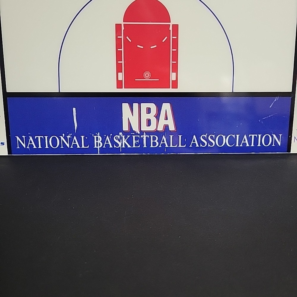 NBA Themed 90s Coaching Clip Board Rare