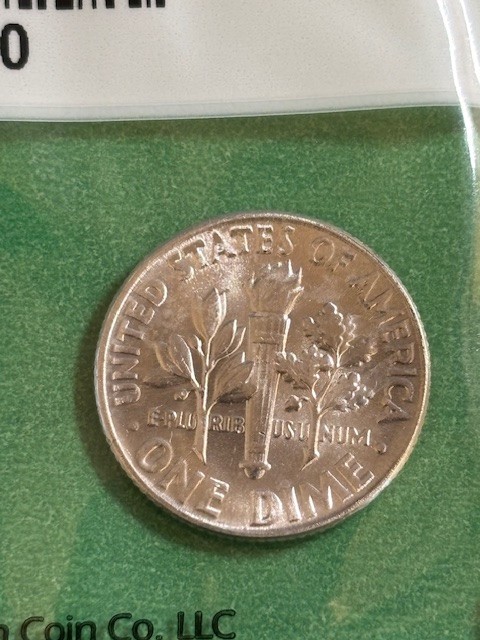 1954 Roosevelt Silver Dime (Uncirculated)