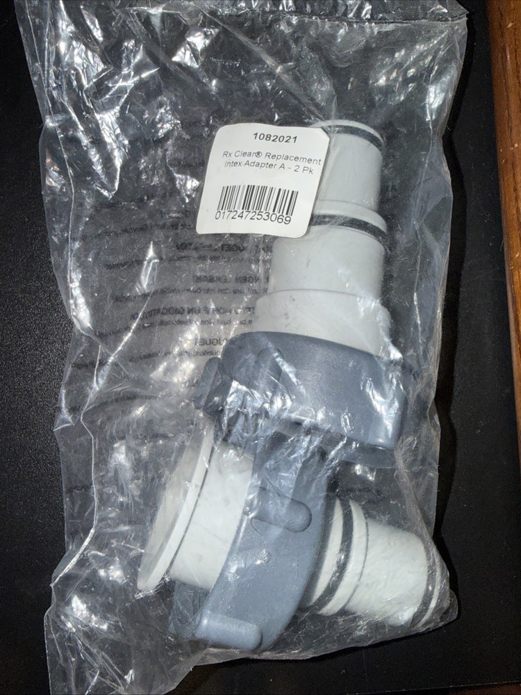 Rx Clear Replacement Above Ground Swimming Pool Intex Adapter A - 2 Pack