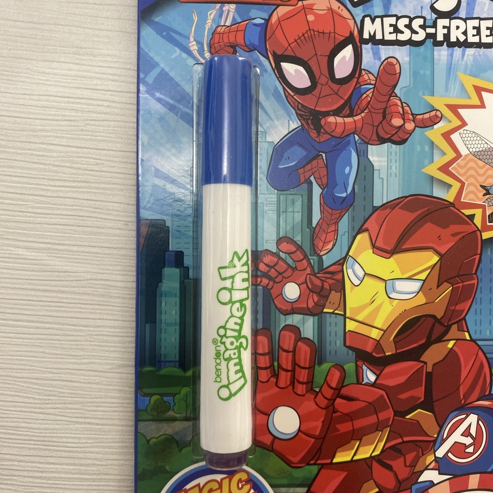 Bendon - Marvel Super Hero Adventure Imagine Ink Book