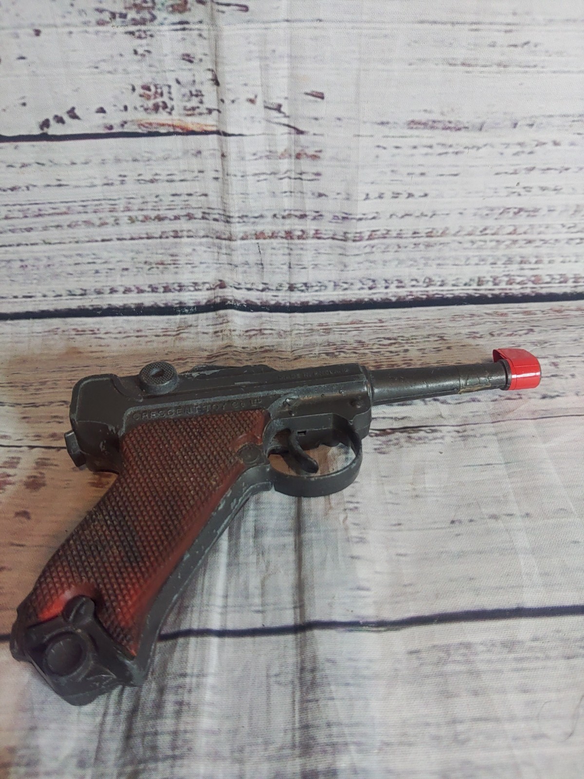 Replica Cap Gun Vintage Crescent Toys Made In England Metal (Read Description)