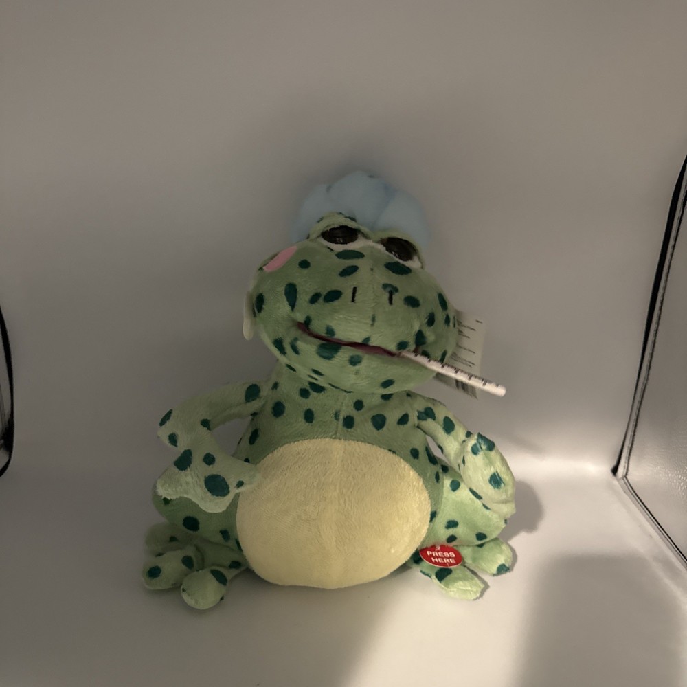 Fever Frog 12" Animated Sing Plush Light Cheeks Movement Musical Cuddle Barn