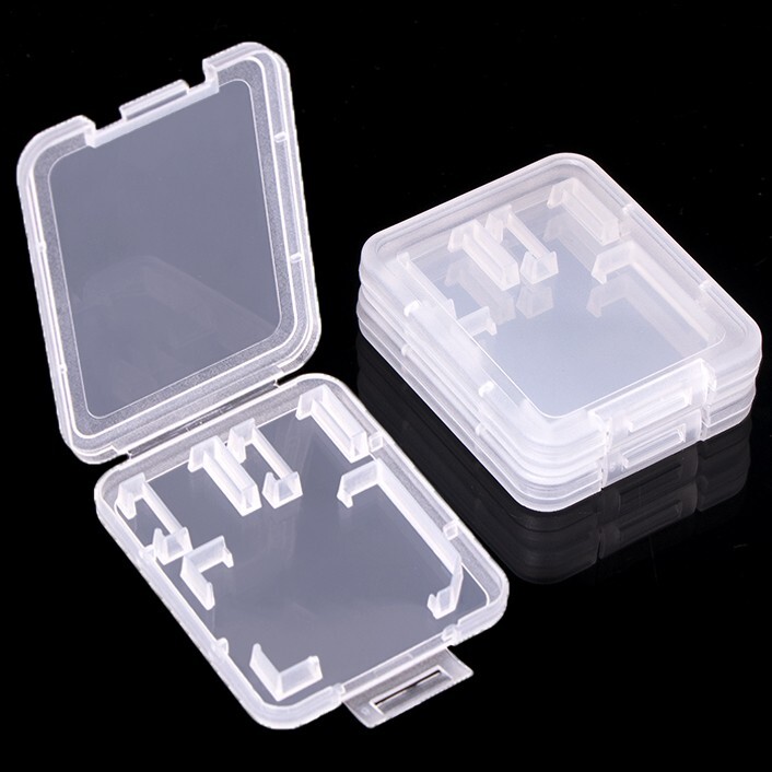 5pcs 2TF+1SD Memory Card Plastic Case For Micro SD TF SD SDHC Card Adapter