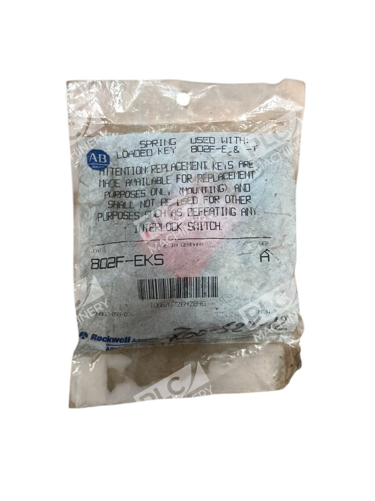 Allen Bradley AB Spring Loaded Key 802F-EKS /A