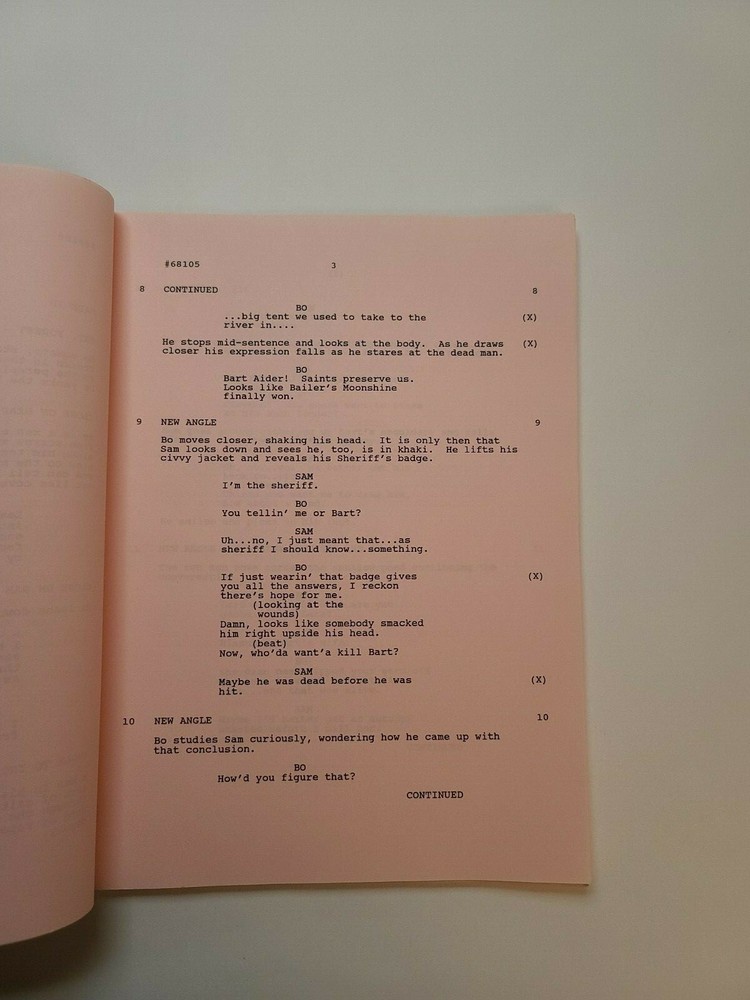 QUANTUM LEAP / Deborah Pratt 1992 TV Script, "Trilogy: Part 1 - August 8, 1955"