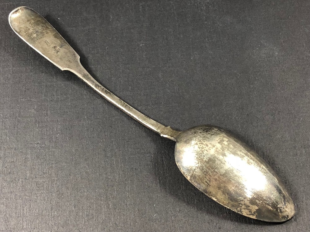Antique Russian 1896-1908 Imperial Silver 84 Table Spoon Hallmarked Monogramed