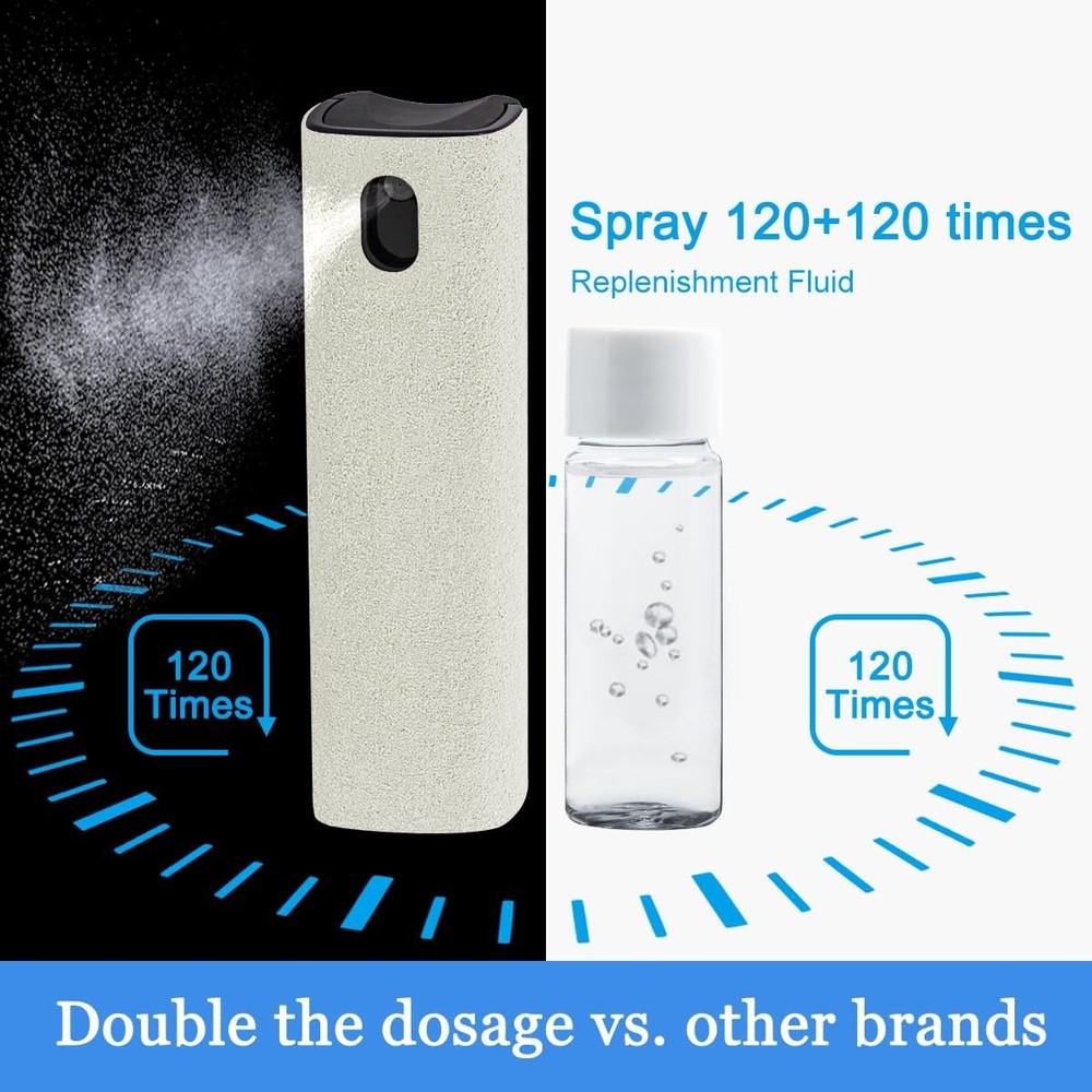Walrfid Touchscreen Mist Cleaner Spray Kit for Electronics & Eyeglasses