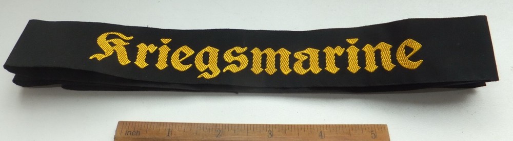 German KRIGSMARINE Hat Cap Band
