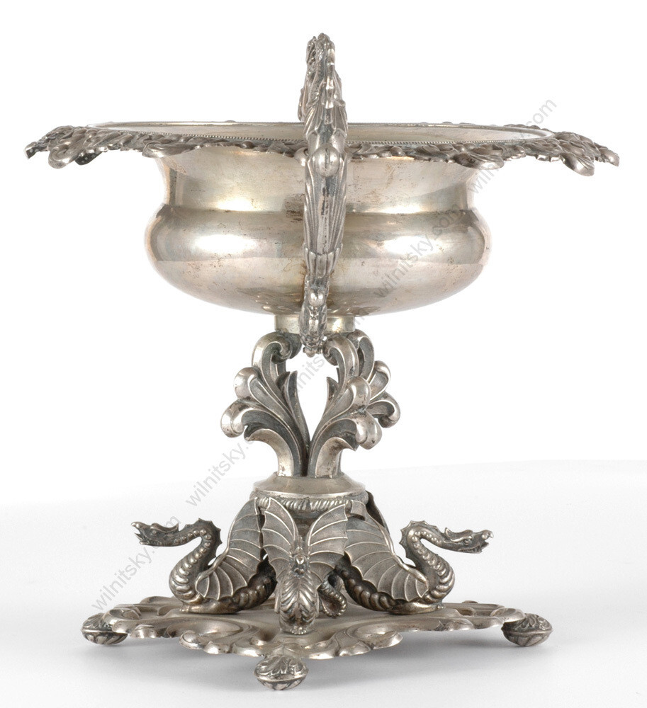 Russian (?) silver vase, 19th century