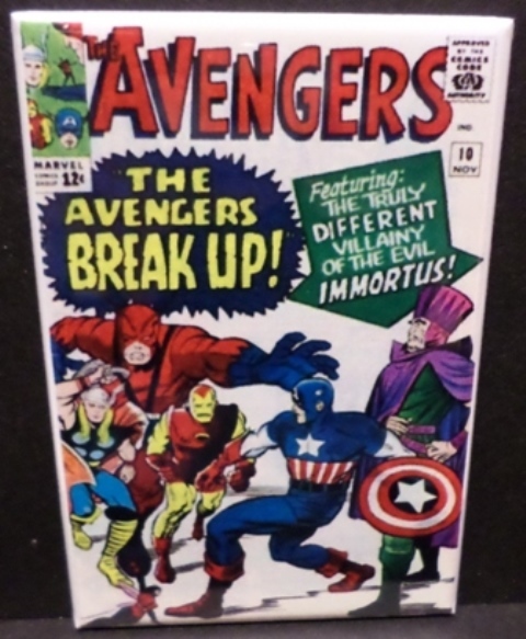 Avengers #10 Marvel Comic Book Cover 2"x3" Refrigerator Locker MAGNET FREE SHIP