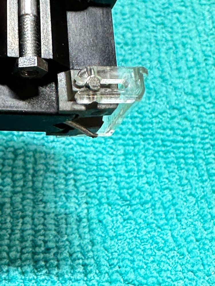 Technics Shure M Cartridge Headshell Record Phonograph Needle Stylus Instrument