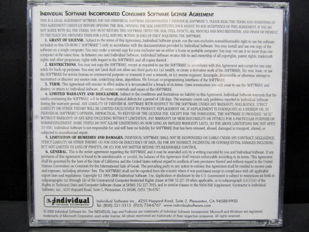 Professor Teaches XP Software, Win. 2000 / 98, ME & Explorer 5..5, 9 NEW CD-ROM