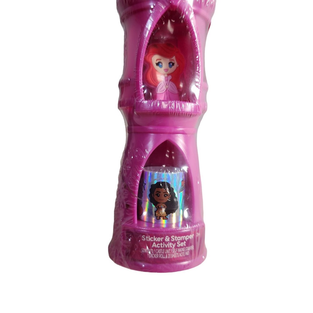 Disney Princess Activity Set with Stickers Stamper Activity Sheets Castle 2pk