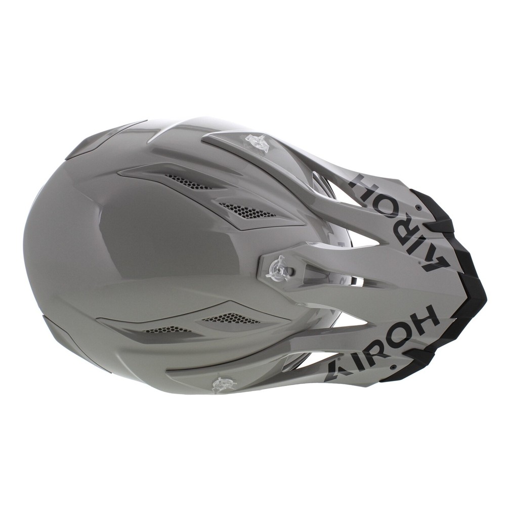 Airoh Aviator ACE 2 Mono Solid Gloss Nardo Grey - Offroad MX Helmet - ECE22.06