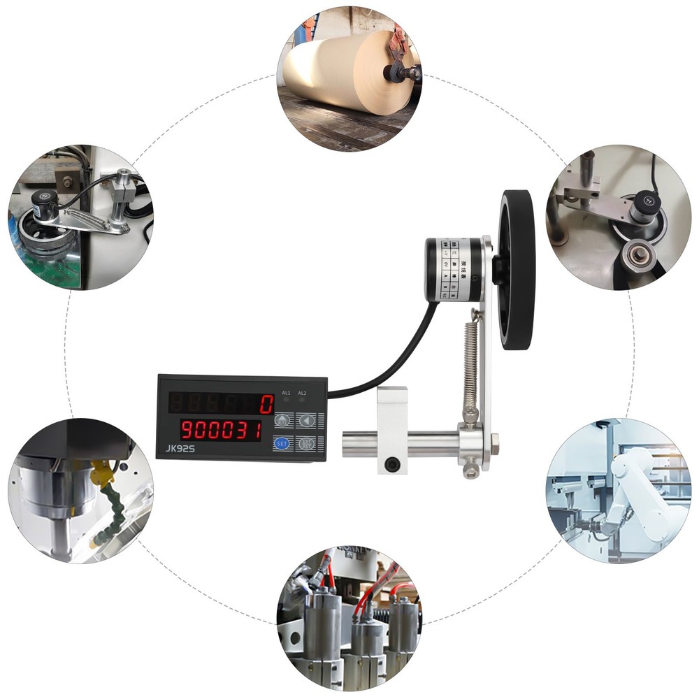 Digital Length Meter Rolling Wheel Electronic Length Measure Tool Meter Counter