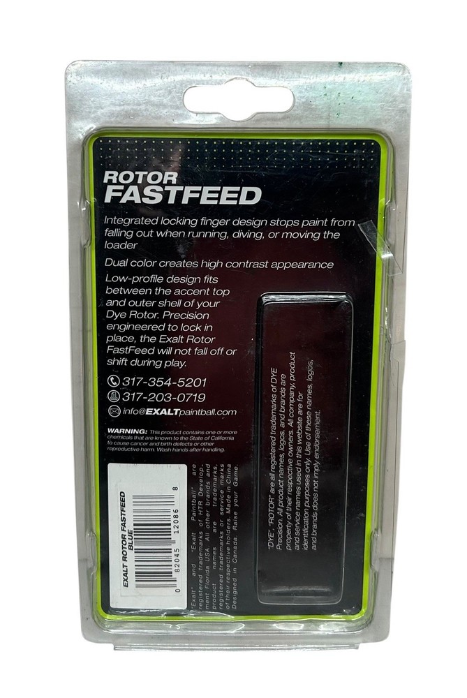 Dye Rotor Exalt FastFeed - Quick Feed - Blue - Paintball