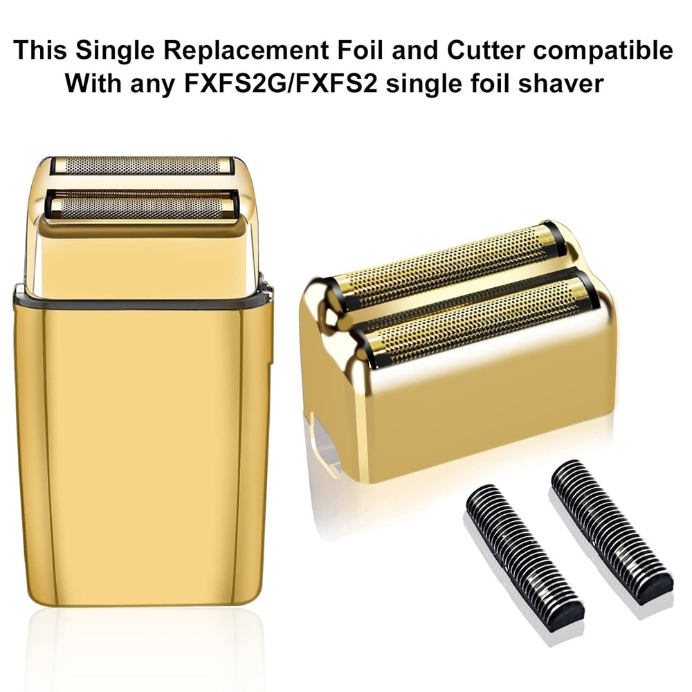 3 Gold Foil & Cutter Replacement Compatible with BaBylissPRO FXFS2