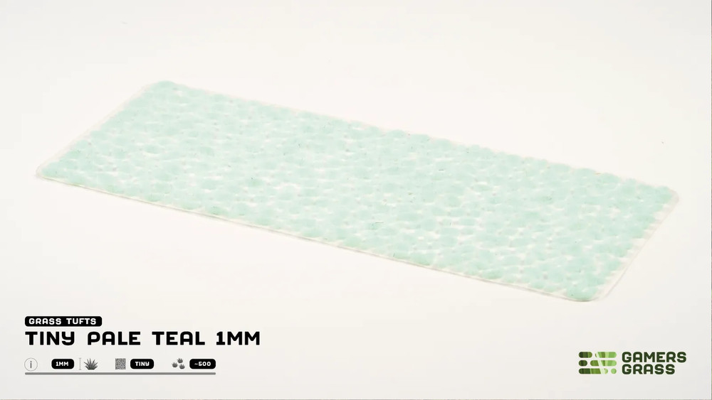 Gamer's Grass: Tiny Pale Teal 1mm