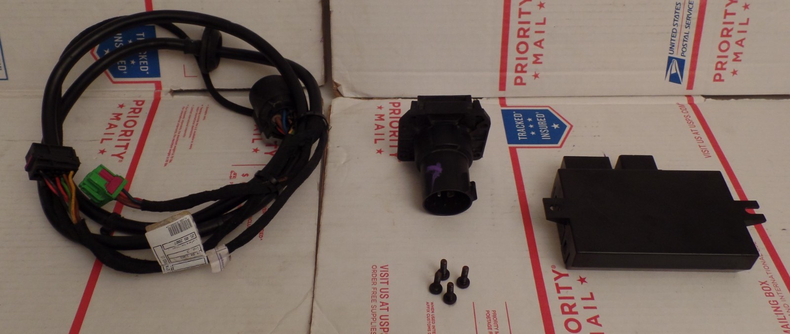 2003-2010 PORSCHE CAYENNE VW TOUAREG TRAILER TOW HITCH CONTROL MODULE & WIRING