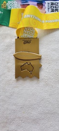 CONQUEROR CHALLENGE MEDAL - GREAT OCEAN ROAD - VERY NICE !!
