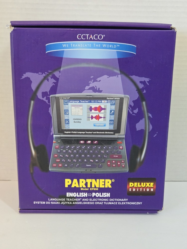 ECTACO Partner EP850 English Polish Translator Talking Dictionary & Language