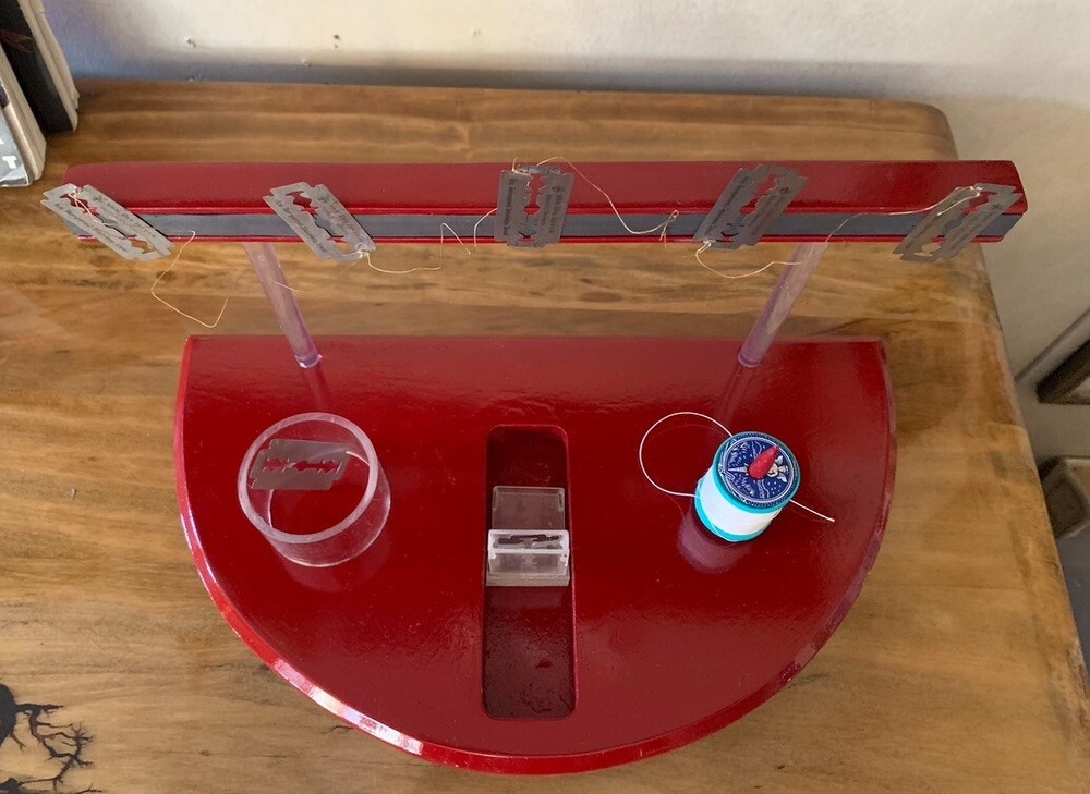 Vintage Razor Blade Swallow Illusion