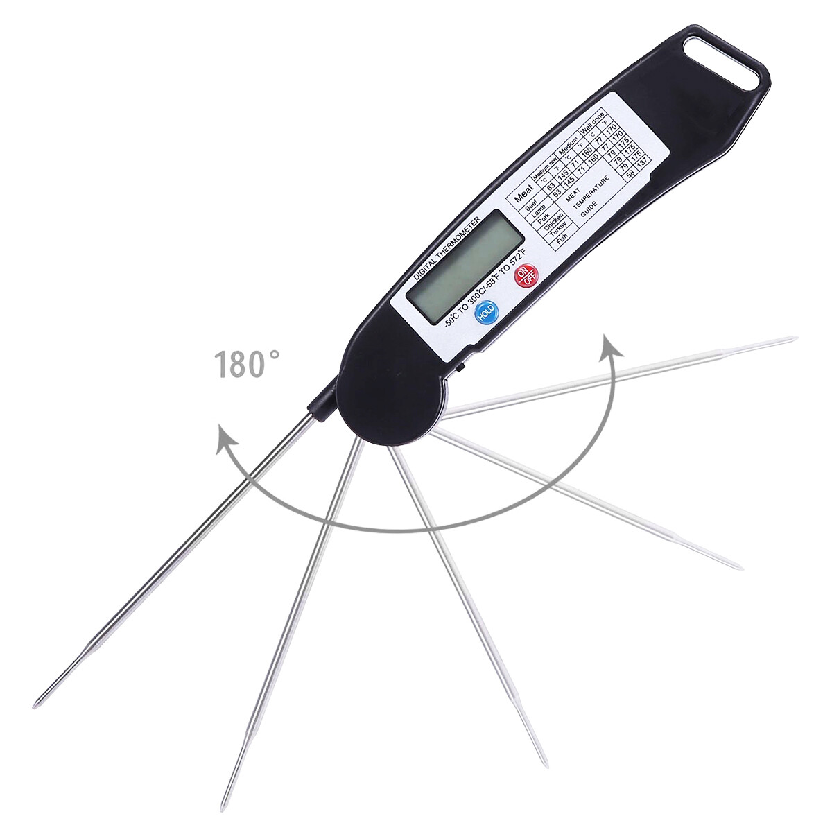 Meat Thermometer Instant Read Digital Kitchen Grill Cooking BBQ Baking Food