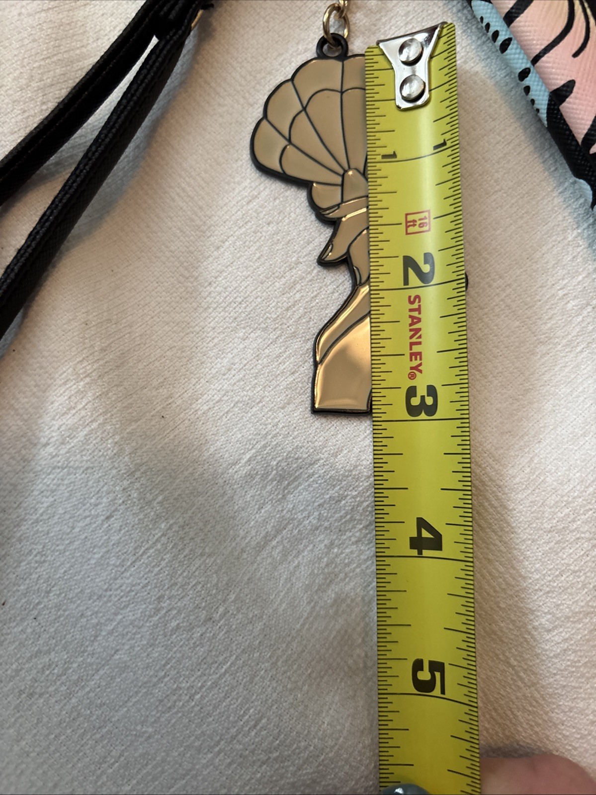 Bioworld Ariel Disney Princess Zip Pouch Wristlet Little Mermaid -large Charm