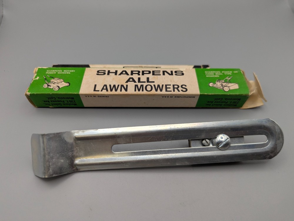 Select Mower Sharpener Sharpens All Lawn Mowers As Seen on TV