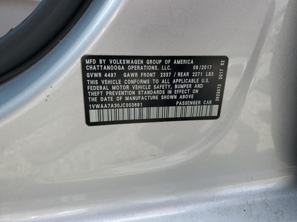 Console Front Floor Fits 16-19 PASSAT 4770151