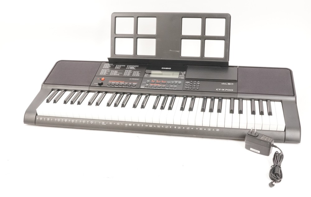 Casio Portable 61-Key Keyboard with 600 Tones, 195 Rhythms and AiX Sound Engine