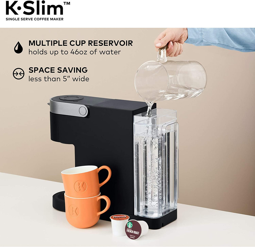 K-Slim Single Serve K-Cup Pod Coffee Maker, Multistream Technology, 3 Brew Sizes