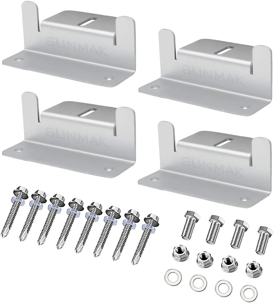 4 Units per Set Solar Panel Mounting Z Brackets, Solar Panel Mounting Brackets L
