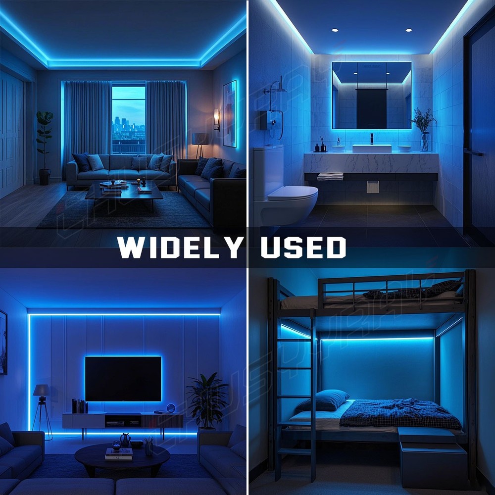 1-Pack 5050 RGB LED TV Backlight with Bluetooth Remote Control and Waterproof